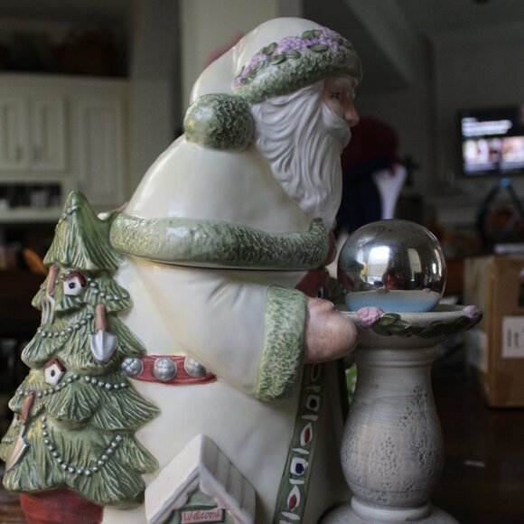 Pfaltzgraff Portfolio Naturewood "2000" Cookie Jar Vintage - Picture 3 of 16